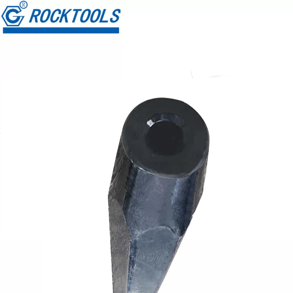 China Drill Rod Taper Manufacturer H22 11 Degree Tapered Drill Rod For Mining Tunneling Exploration