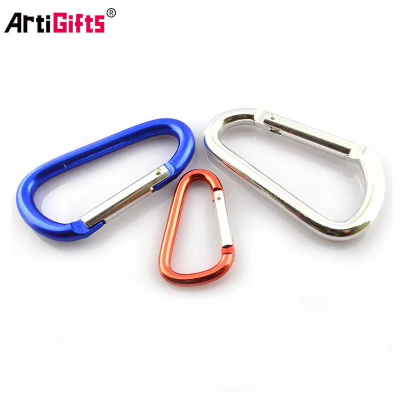  Artigifts фабрика оптовая продажа алюминиевые шнурки карабин металлический
