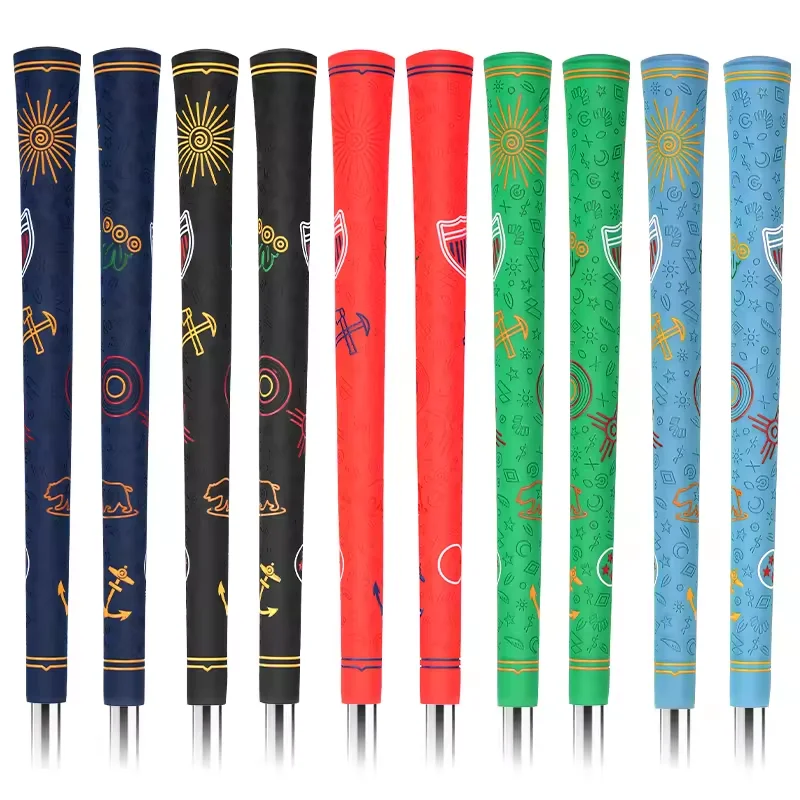 High Quality Standard Golf Club Grip Custom Logo Midsize Golf Rubber Grips Wood Iron Putter Grip de Golf Accessories