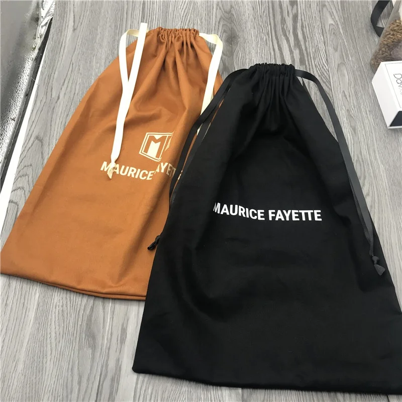 Custom Dust bag Canvas Cotton Drawstring Shoe Bags
