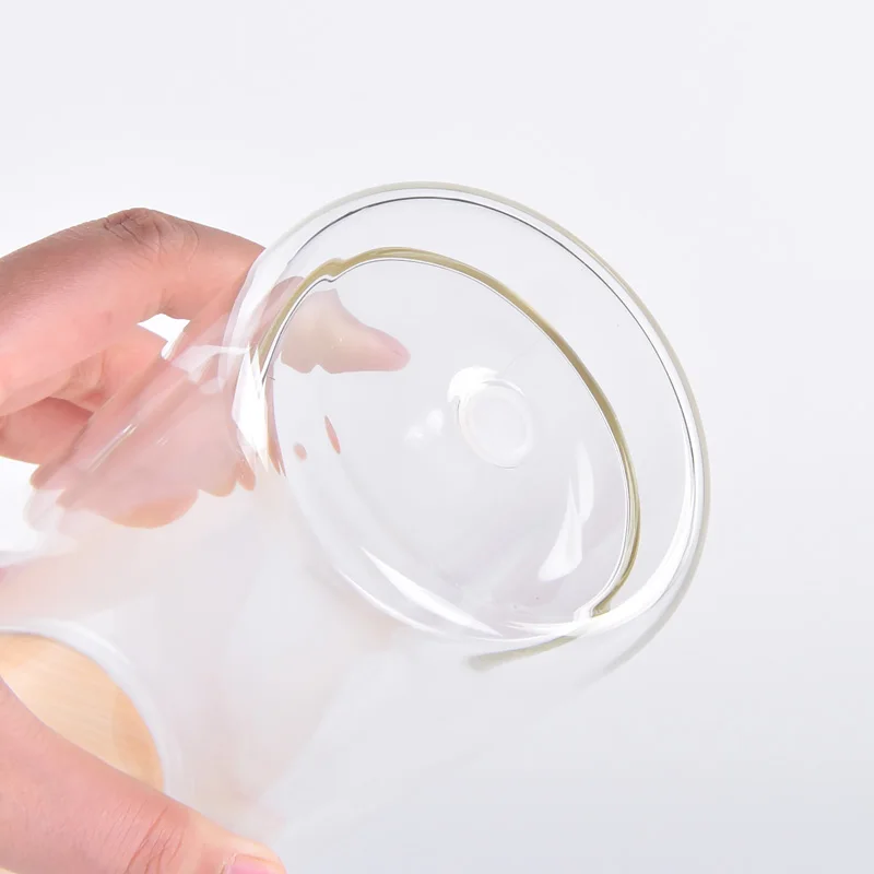 16Oz 20Oz 16 Oz Sublimation Glasses Frosted Clear Blank Snow Globe Tumbler Glass Beer Can Shaped Bamboo Lid Set Cup