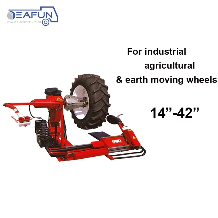 Hydraulic tire changer for truck repairs in Germany