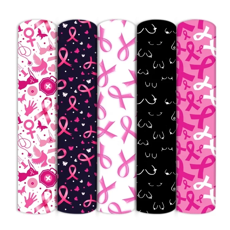 Breast Cancer Printed 100% Pure Cotton Fabric 50x145cm for Tissue Sewing Quilting Fabric Needlework Material DIY Handmade 34862