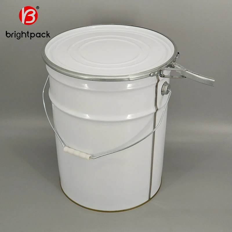 Wholesale UN decorative 18L tin drum 20 liter metal paint bucket 20 ltr steel pail manufacturer