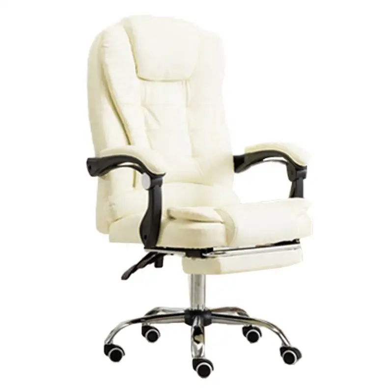 Leather Large Best Sales Orange Fabric Modern Office Building White Swivel Revolving Office Chair