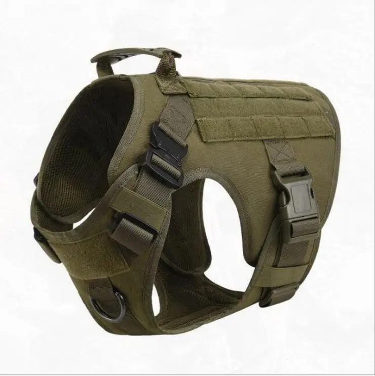 Custom tactical outdoor dog vest police service dog training vest military tactical dog camisole vest