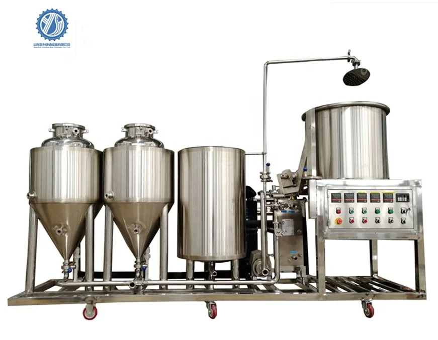 50L 100L Pilot Plant Home Beer Brewing Equipment Small Beer Brewing Kit System