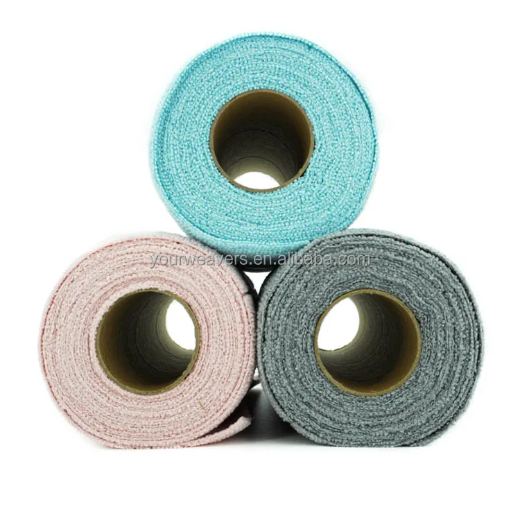 Wholesale 25x25cm Polyester Edgeless Micro Fiber Towel Rolls Car Cleaning  twisted loop Wash Detialing Microfiber Towel Roll