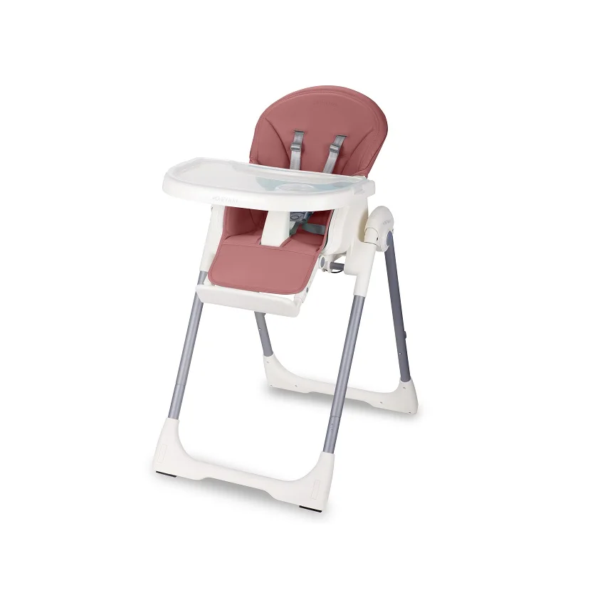 
Factory wholesale adjustable folding high chair baby feeding dining chair with PU cushion 