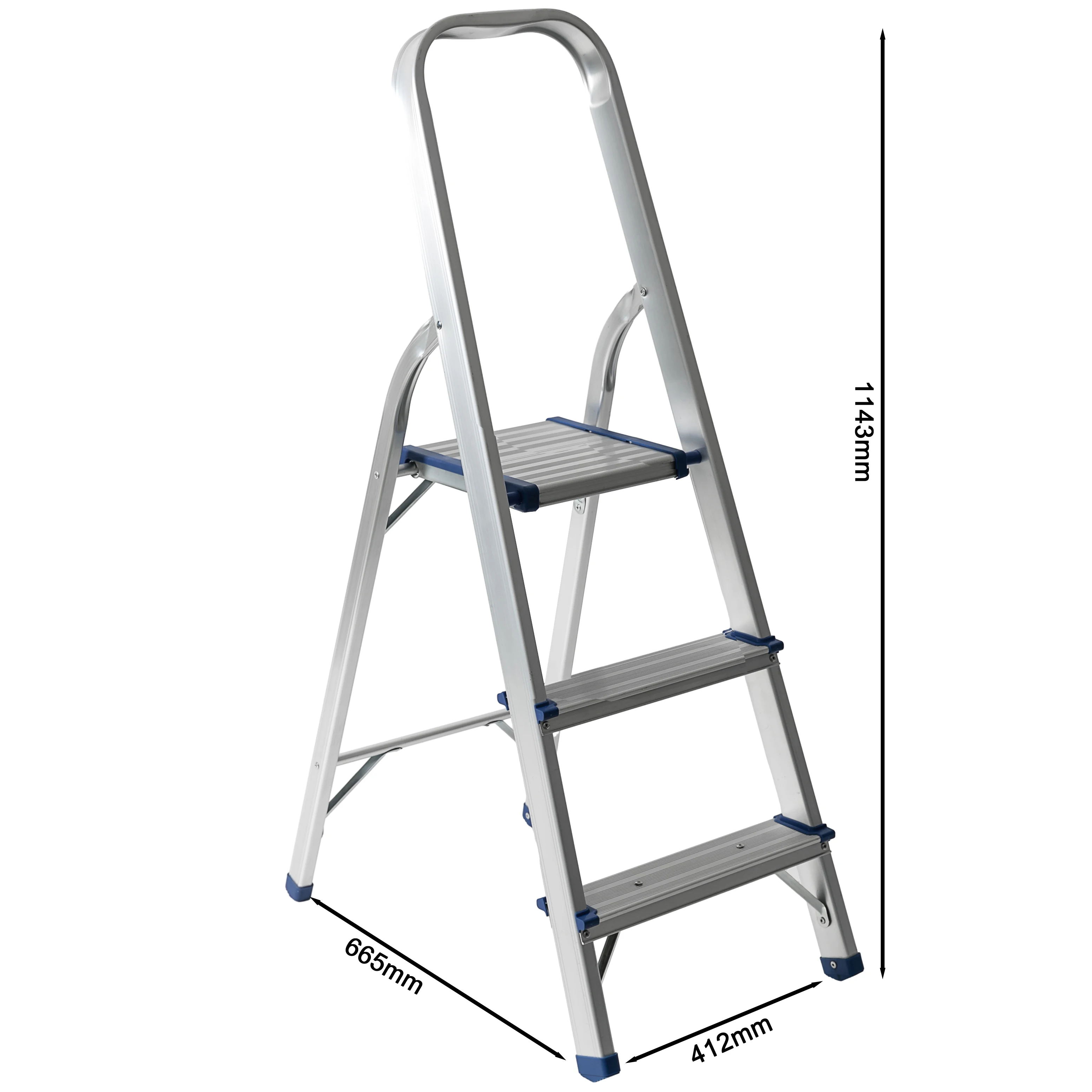 Ladders folding multipurpose aluminum loft kitchen ladder