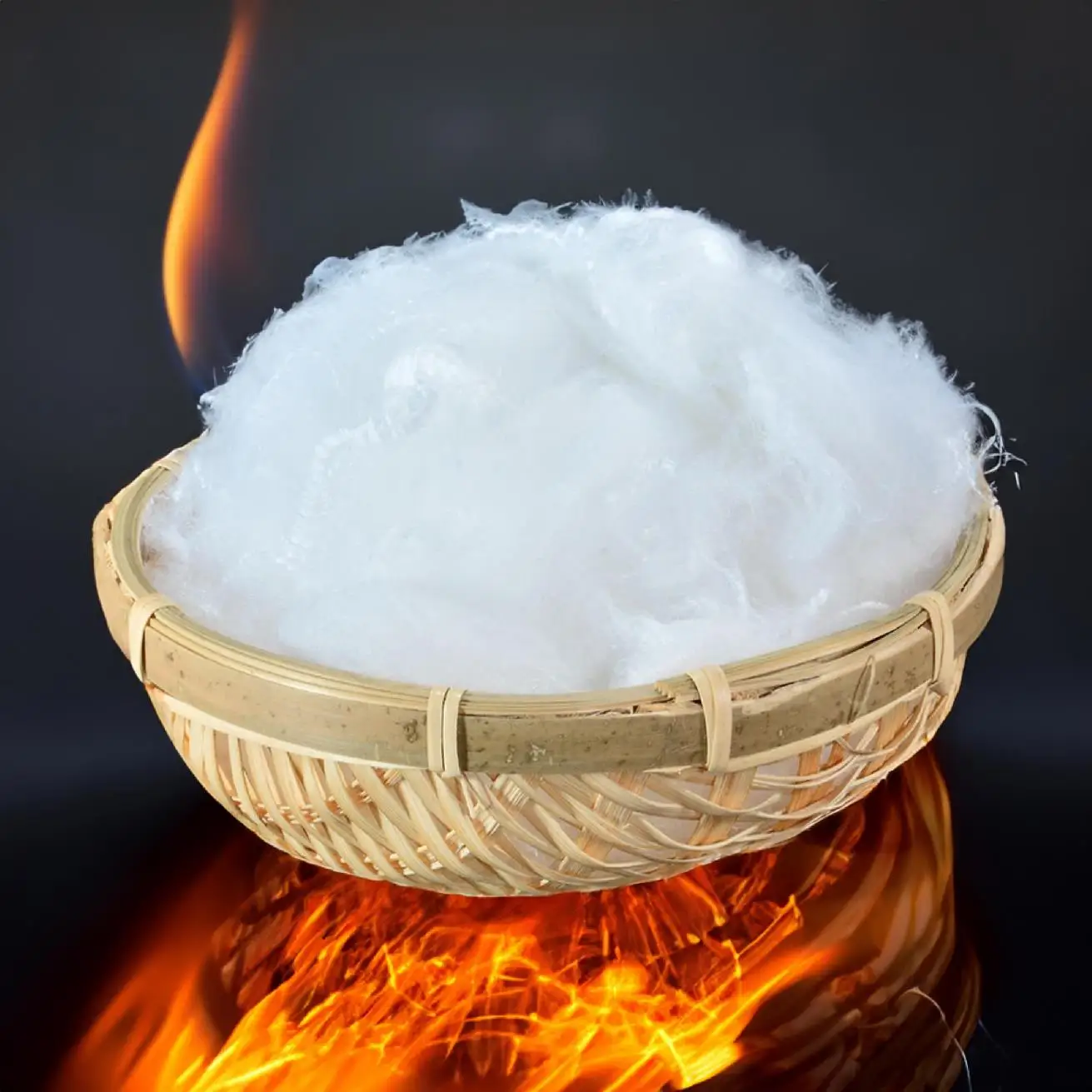 7D*64MM HCS Hollow Conjugated Siliconized Polyester Staple Fiber