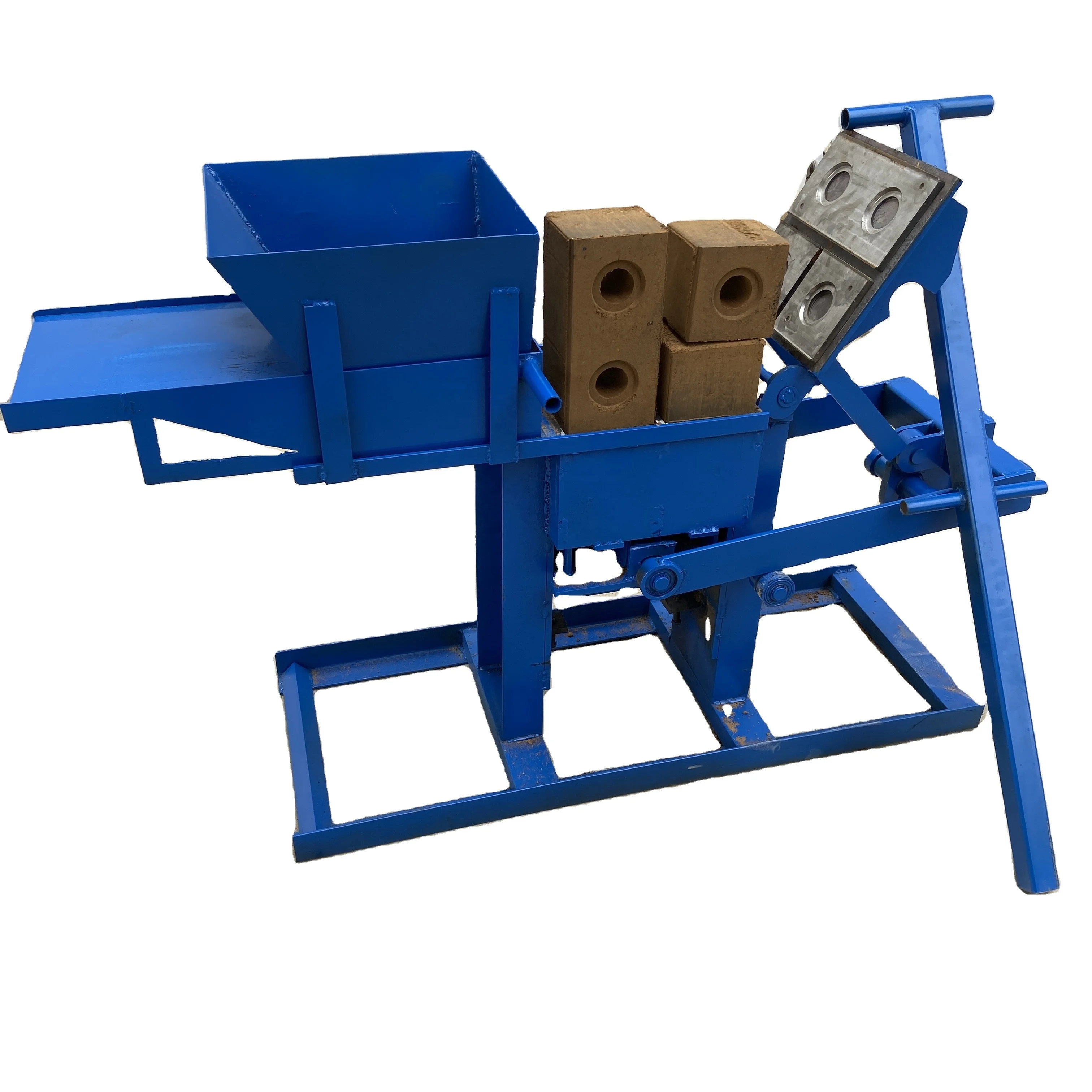 2022 new cheap price hand operation manual clay brick making machine for sale