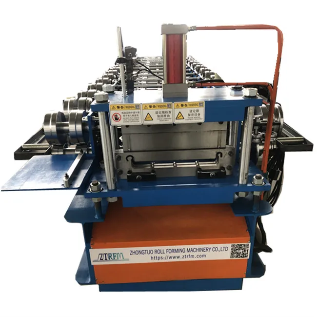 Metal standing seam roof panels machine with slitting and bending machine