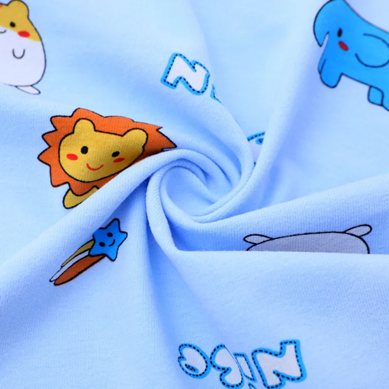 Low MOQ custom printing 95%cotton 5%spandex jersey cotton fabric  250gsm cotton fabric for children baby cloths