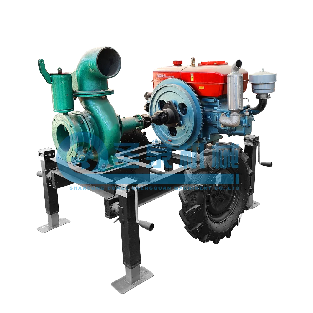 6 Inch Diesel Engine Pump Mobile Water Set for Export Market