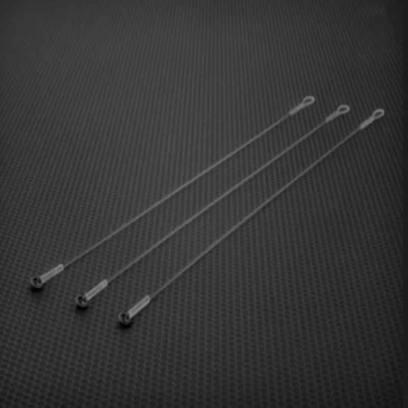 Рыболовные бумы для карпа, Фторуглеродные плавленые поводки для крючков системы chod, аксессуары для лески, конечная Снасть