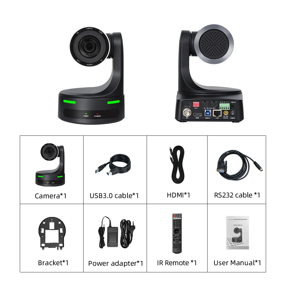 JJTS 1080P 60FPS USB3.0 + HDMI LAN SDI TALLY 30X оптический зум NDI опциональный датчик движения