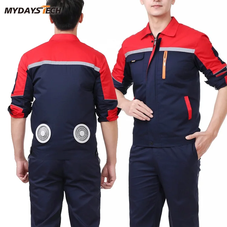 Mydays Tech Outdoor Air Supply Cooling Fan Cool Jacket Air Condition Clothing Freezer Wear Clothes Cooler Jacket