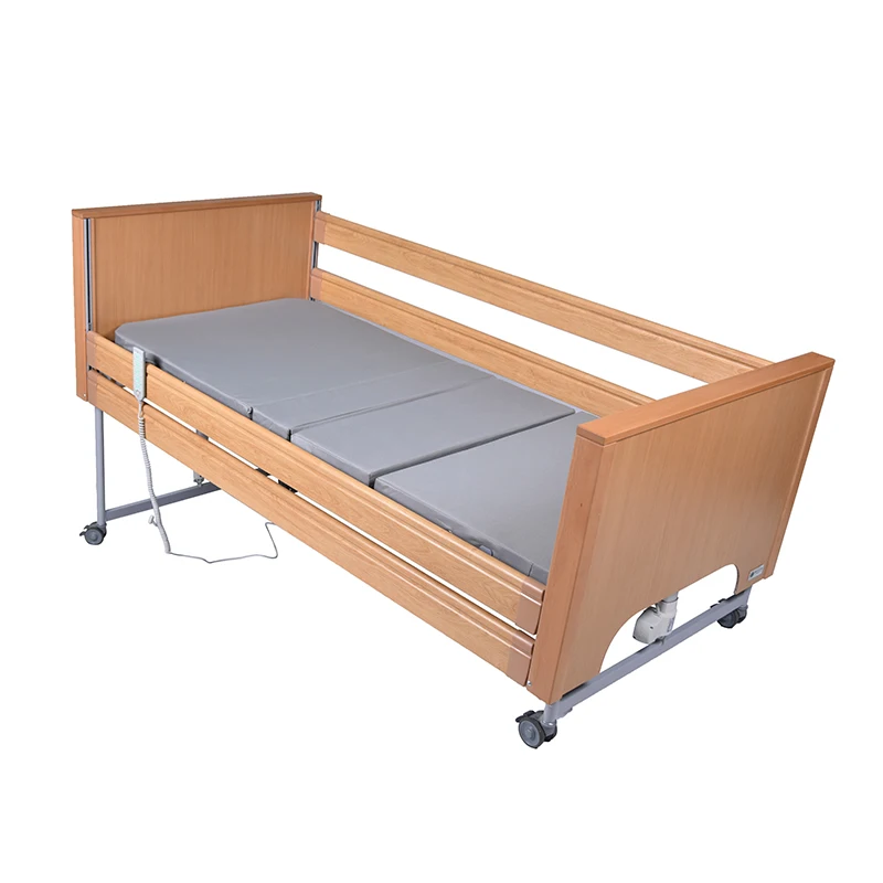Tecforcare 5 Function Electric electric nursing bed Wooden home care bed addjust hospital medical bed For elderly care