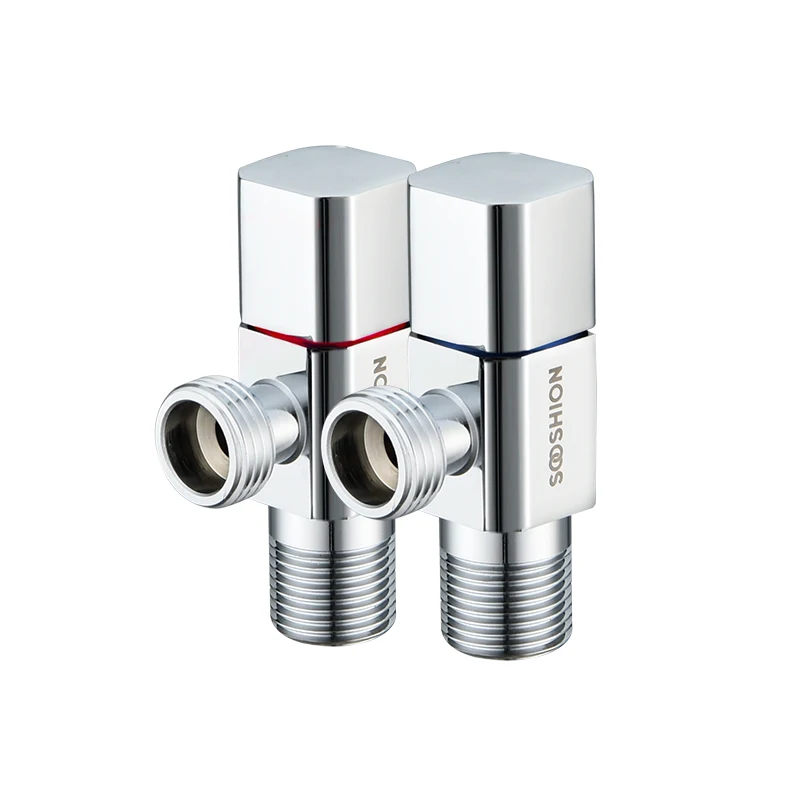 High quality 1/2-inch angle valve brass angle stop valve for Shattaf and WC connection