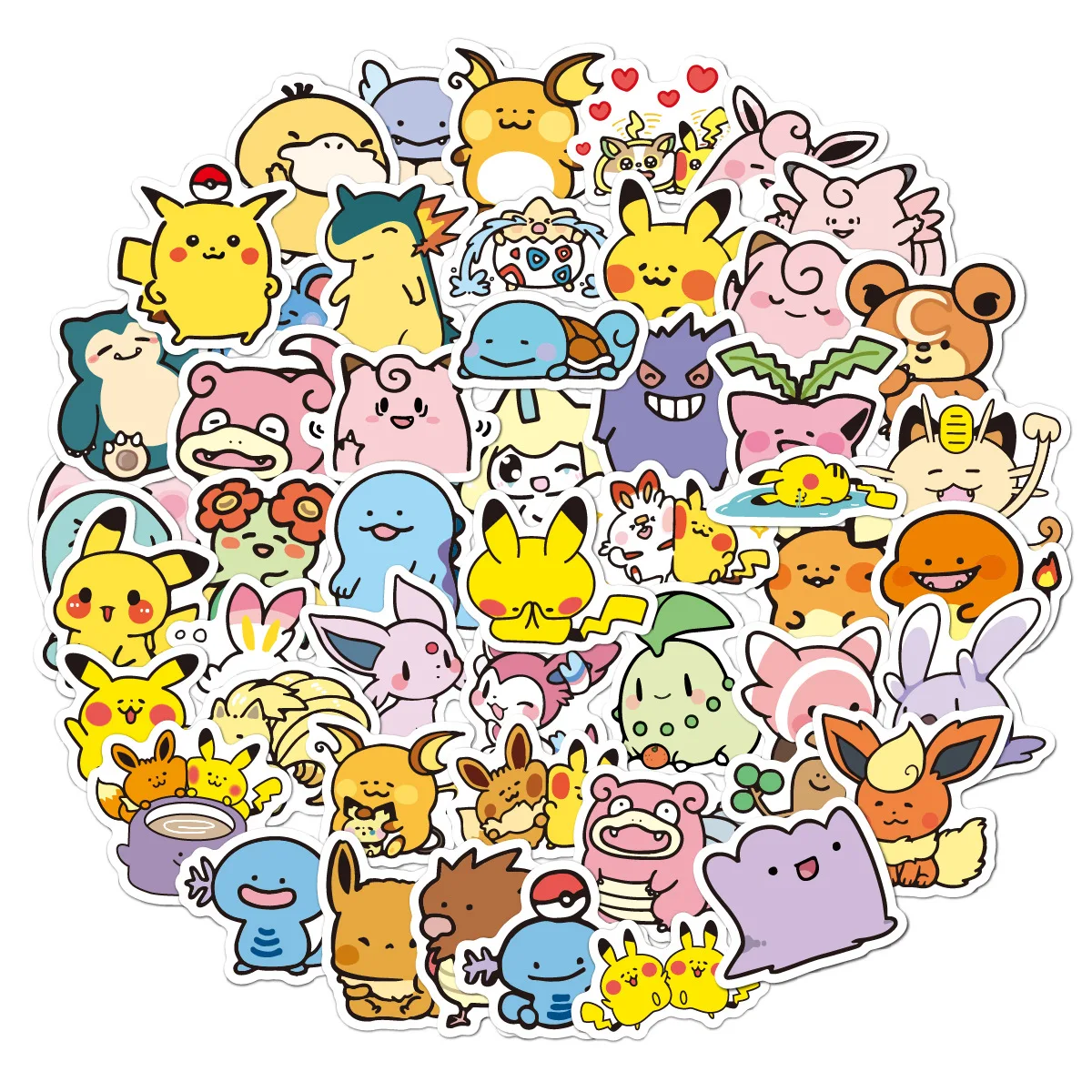 Colorful best selling stickers famous anime style strong stickiness stickers