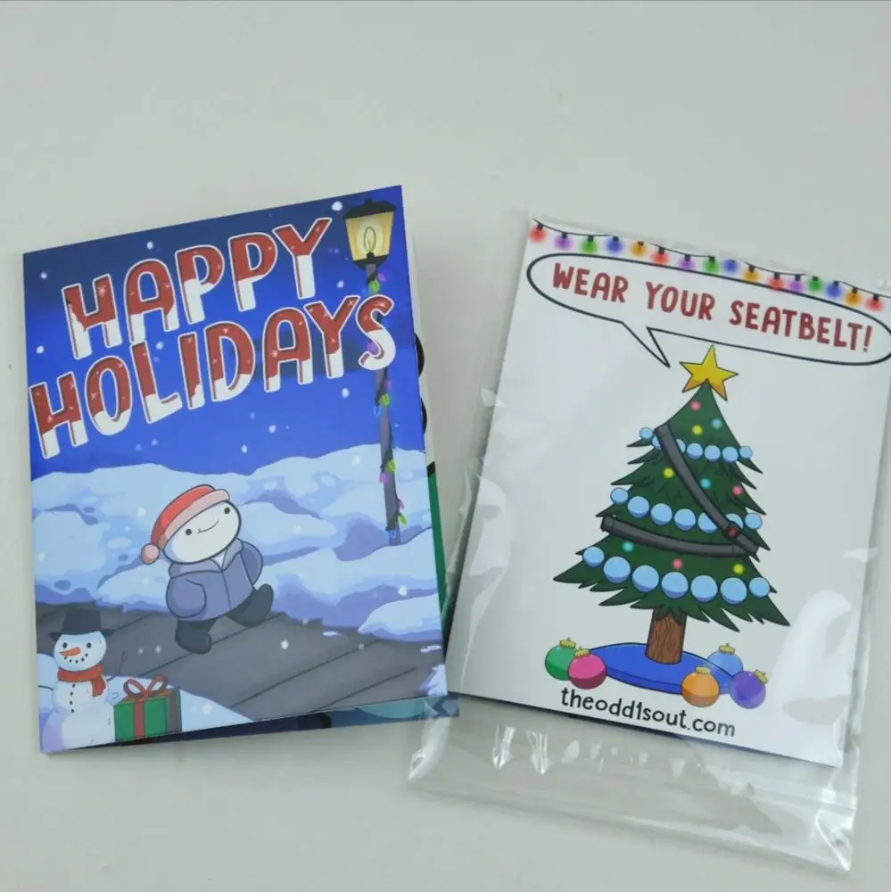 Custom music christmas handmade paper greeting cards music card