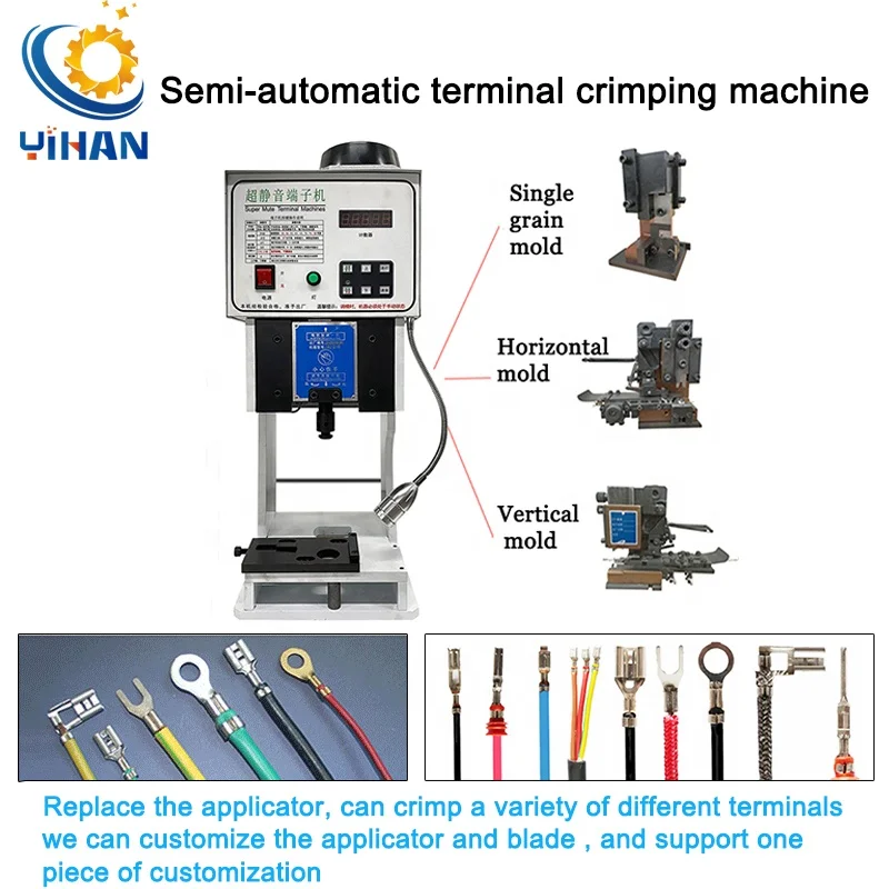 jst molex insulated crimp terminal crimp full automatic machine multi core terminal crimping machine