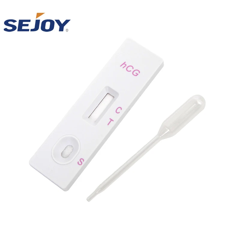 Sejoy CE 510K HCG Pregnancy Urine Rapid Test Strip Pregnancy Test Kit Manufacturers with Cassette Midstream