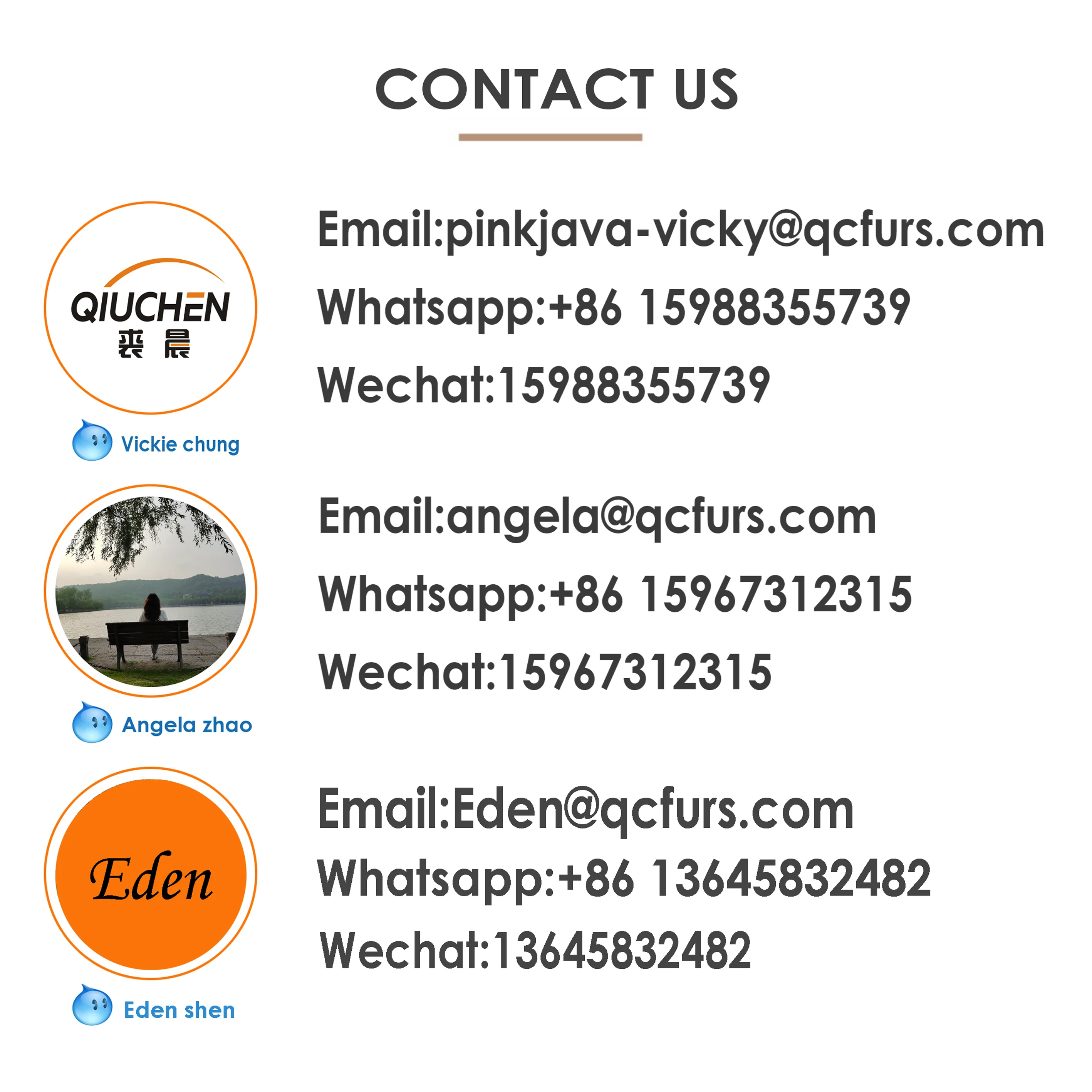 QIUCHEN QC21046 winter women high quality blue woolen long cashmere jacket with fox fur collar cuffs wool coat