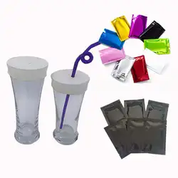 Multicolor Custom Logo Drink Cover Disposable Cup With Lid Cover Glass Silicone Cup Condom Drinks Latex Cup With Lids And Straws