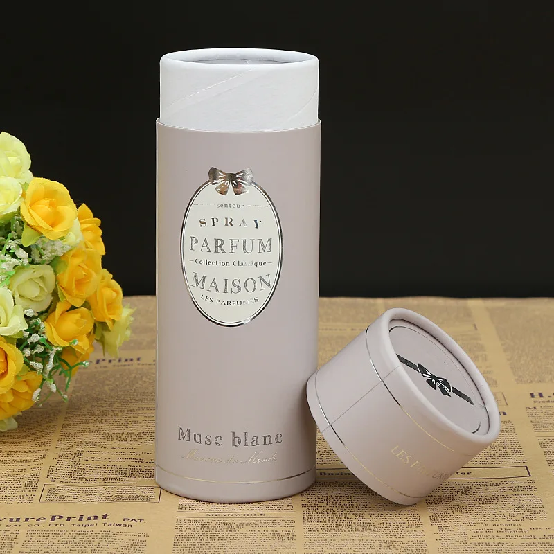 Round Kraft Paper Tube Packaging Wholesale For Tea Biodegradable Cardboard Paper Tube