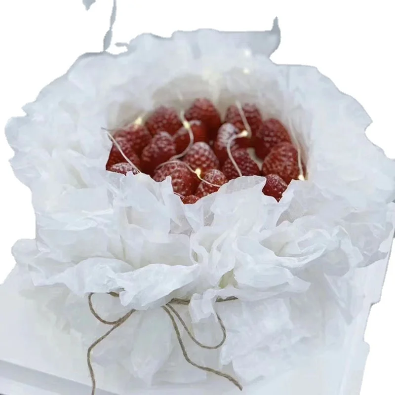 
Wholesale hot sale of translucent gift paper flowers waterproof plain mist face paper morning mist soft light wrapping paper 