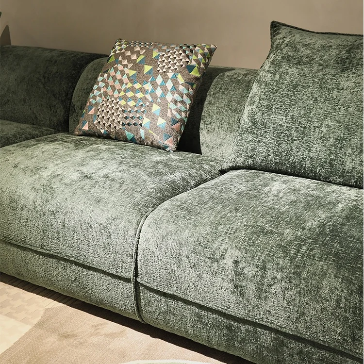 Hot Fashion High Resilience Sponge Nordic Modern Sofa Set Luxury Living Room Fabric Designs Furniture