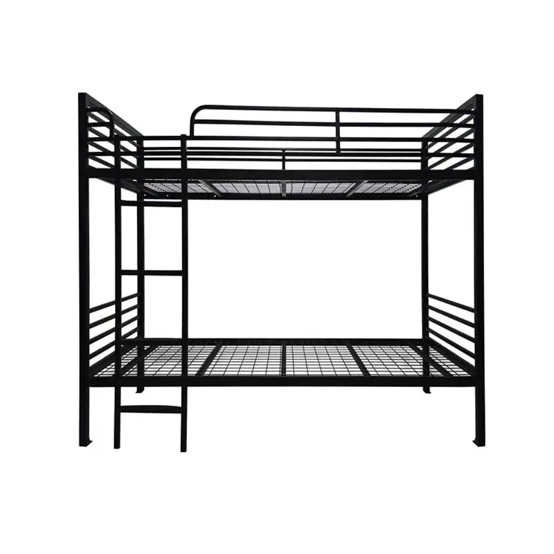 School dormitory Students Sleep bed Bunk bedroom furniture Twin Double size metal bed frame for sale