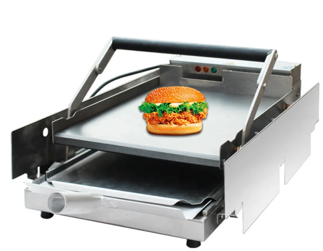 Fast food restaurant burger equipment bun burger machine press machine