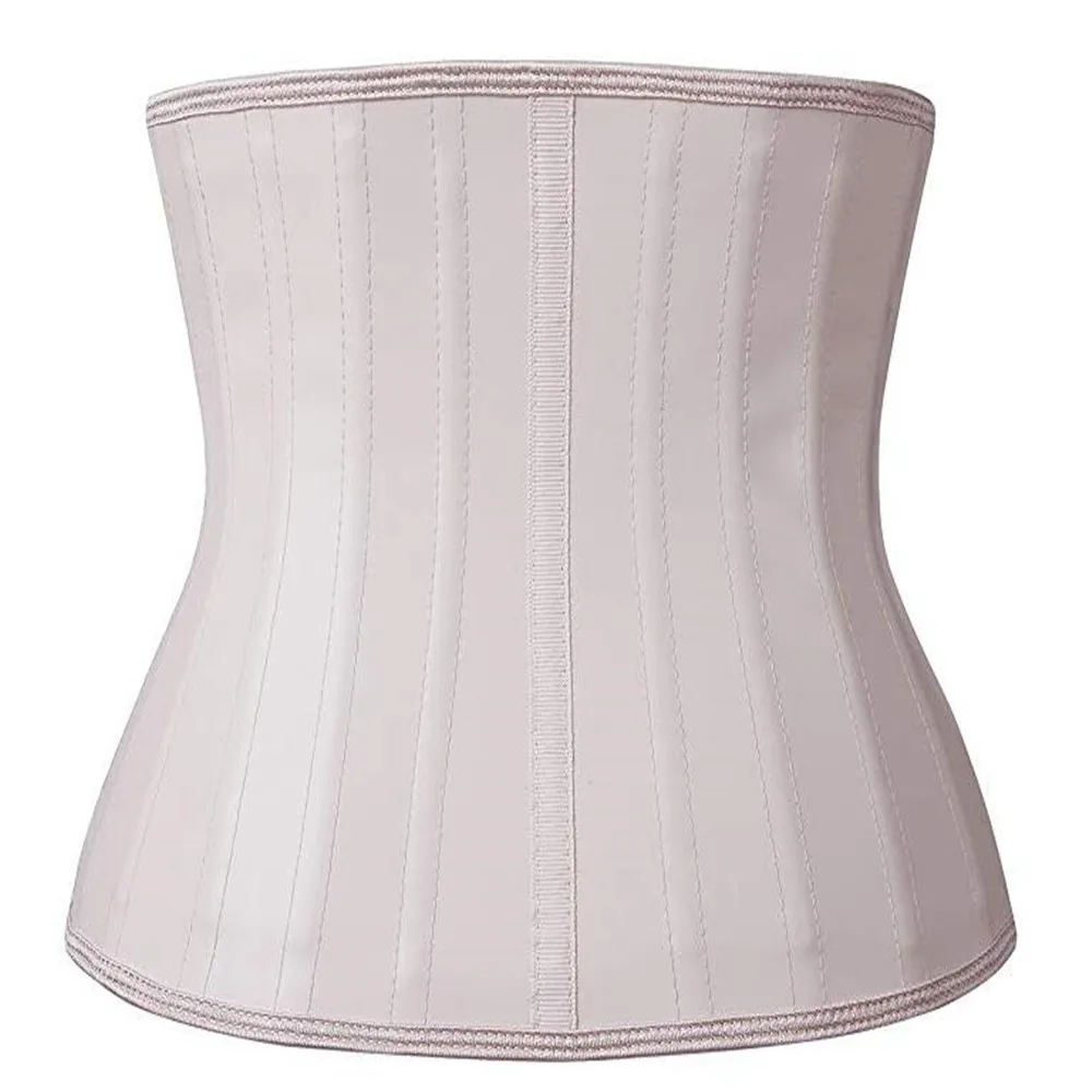 24cm Women Waist Trainer Slimming Corset Underbust 25 Steel Bones Waist Control Corsets and Bustiers Sexy Women Latex Corsets