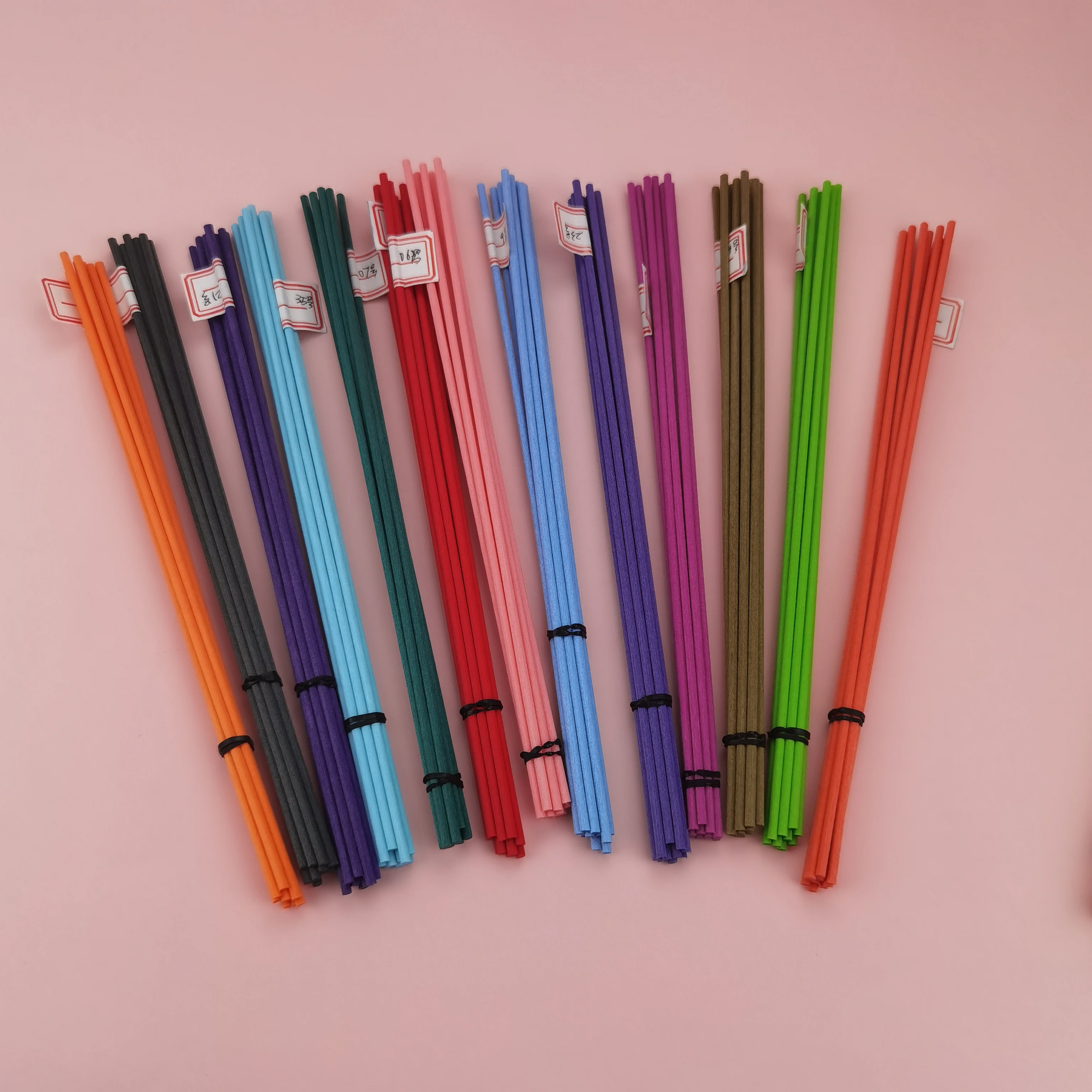 3mm 4mm 5mm Aromatherapy Fiber Fragrance Rattan Reed Air Refreshner diffuser Sticks for Air Perfume High quality Colored Sticks