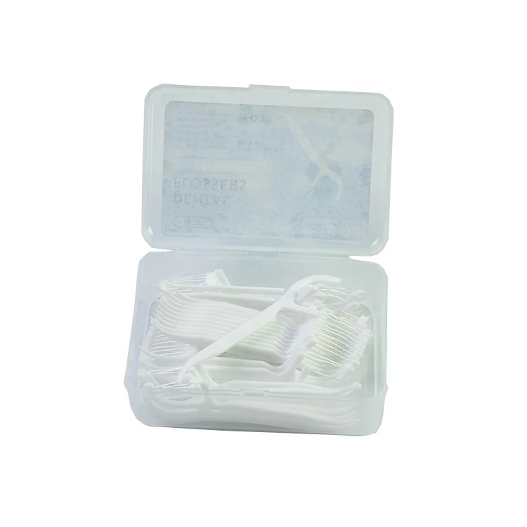Online shopping china reliable reputation bulk eco friendly reusable vegan plastic toothpick dental floss picks