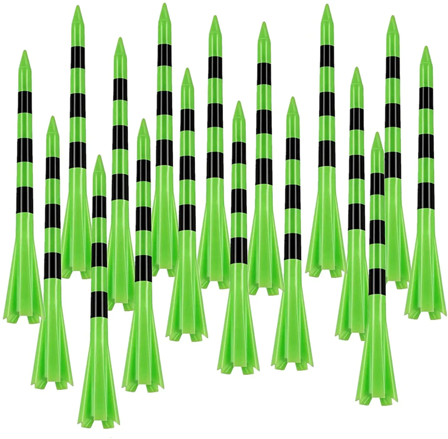 5 Prongs Golf Plastic Tees | Reduce Friction & Side