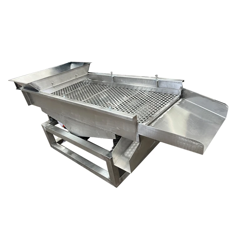 Powder Coating Used Linear Vibrating Screen Sieving Machine