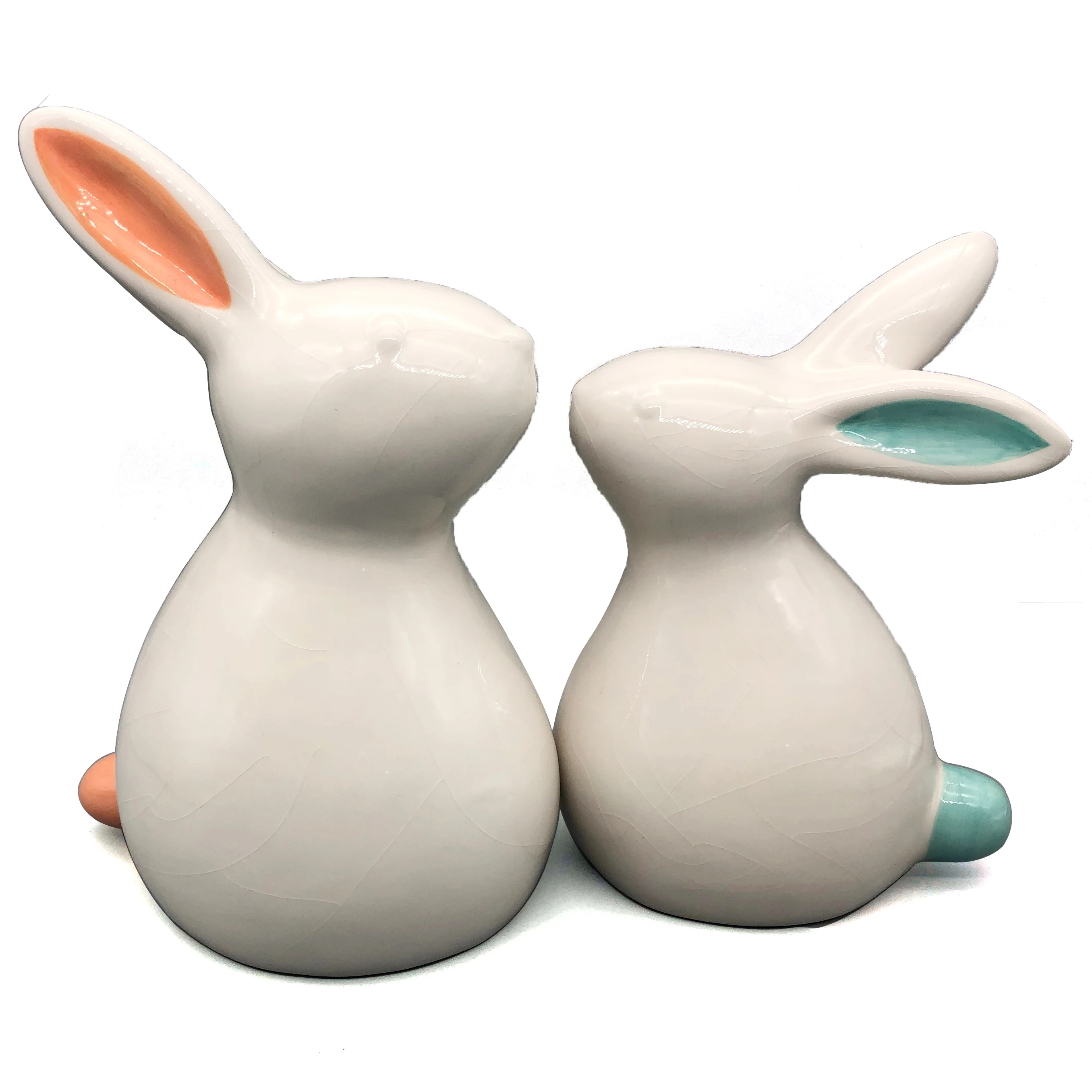 Пасхальный керамический кролик