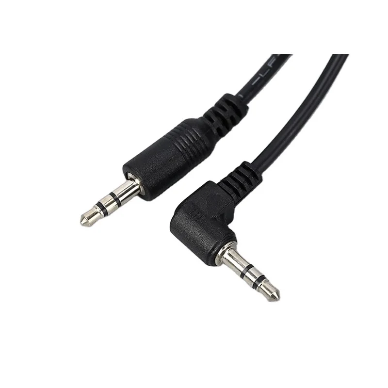AUX Cable 3.5mm Jack Male To Male Cable Audio 90 Degree Right Angle For Car Headphone MP3/4 3.5MM Audio Cable