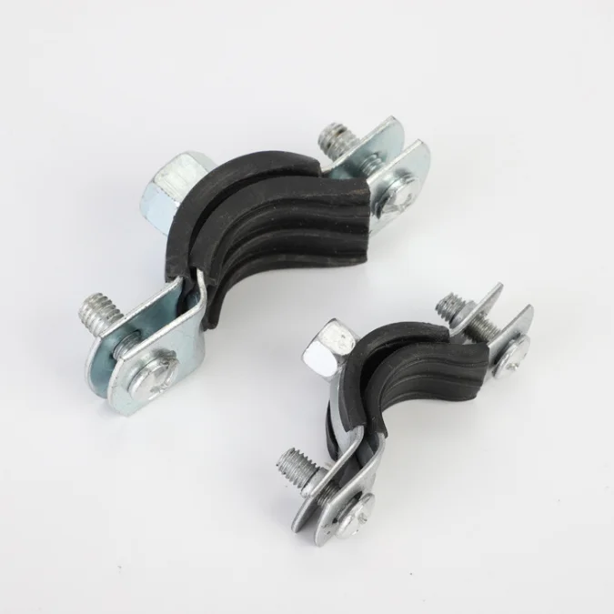 Ventilation Duct hanger / hanging bracket / split band clip with rubber gasket