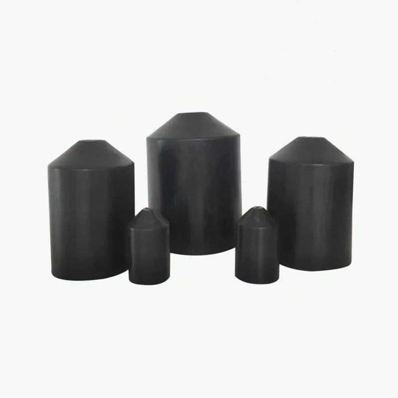 Adhesive heat shrink electric EVA material wire end caps seal shrinkable plastic cover for cable Termination Protection
