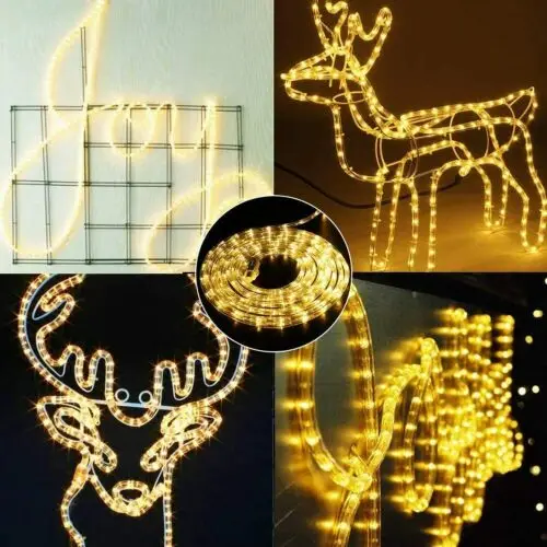 Factory Direct Supply  High Quality Christmas Decorative Color Changing Outdoor Led Flood Light Led Rope Light