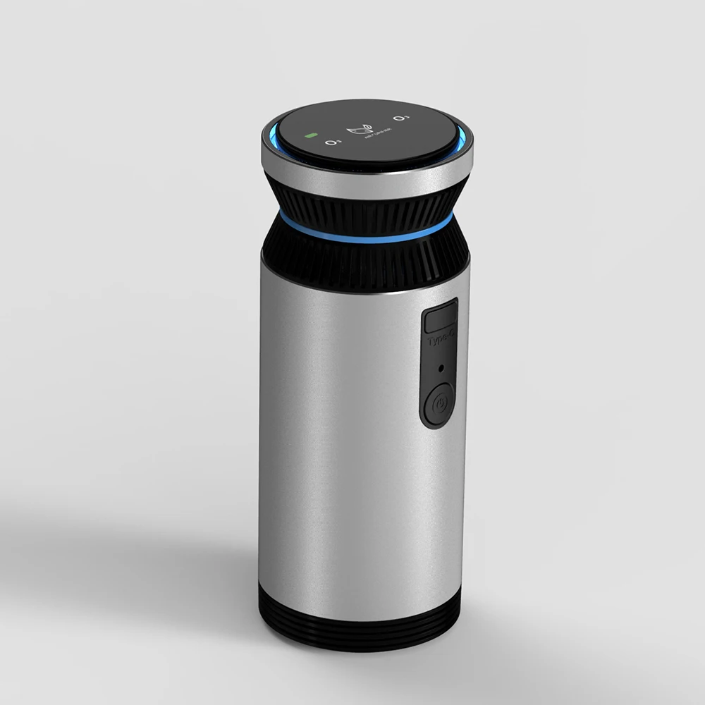 5200 mAh USB ozone generator disinfection negative ion mini air purifier portable