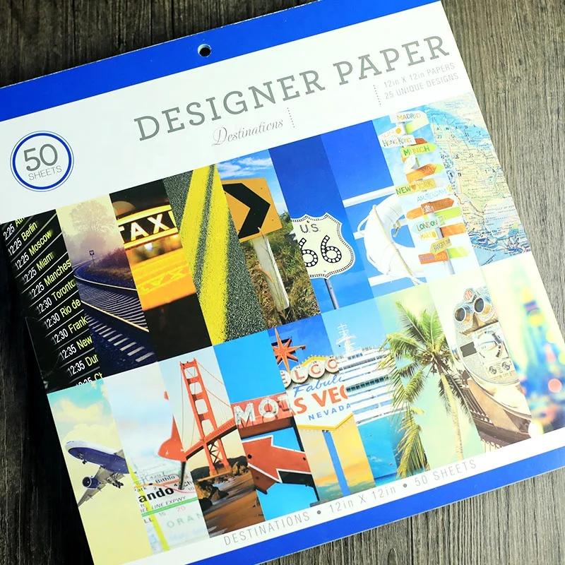 12IN  paper pad for scrapbook album