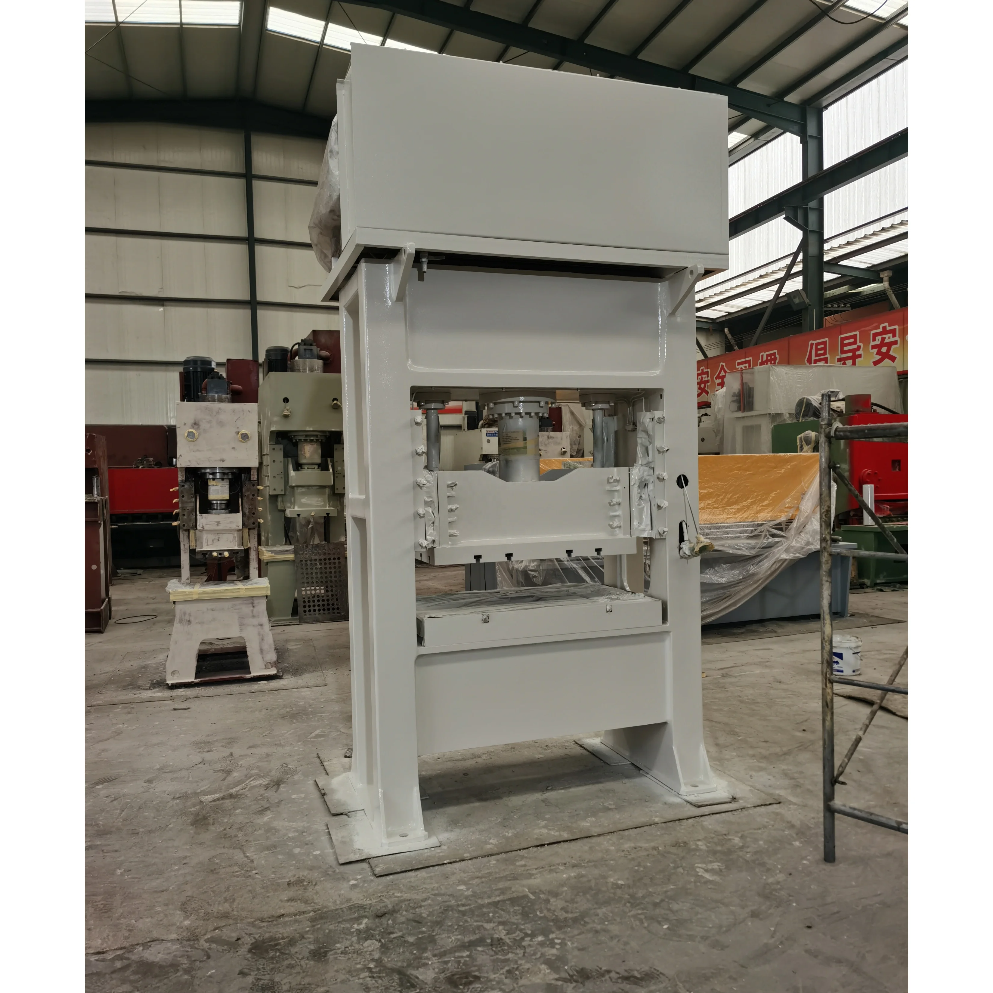 100 ton hydraulic press brake punching  H frame machine bigger worktable customized Tablet press