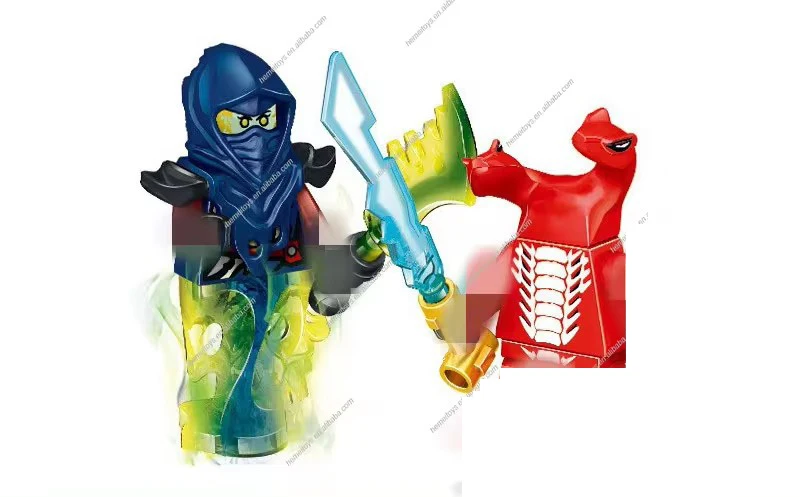 24pcs hot sale cheaper  ninjagoes Character mini Building Blocks Gift Kids Toys Compatible toys 61045 DG1001 DG1002