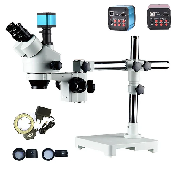 3.5X-90X 14MP Trinocular zoom vision mobile phone repair Stereo microscope TB2-D9-SMZAL